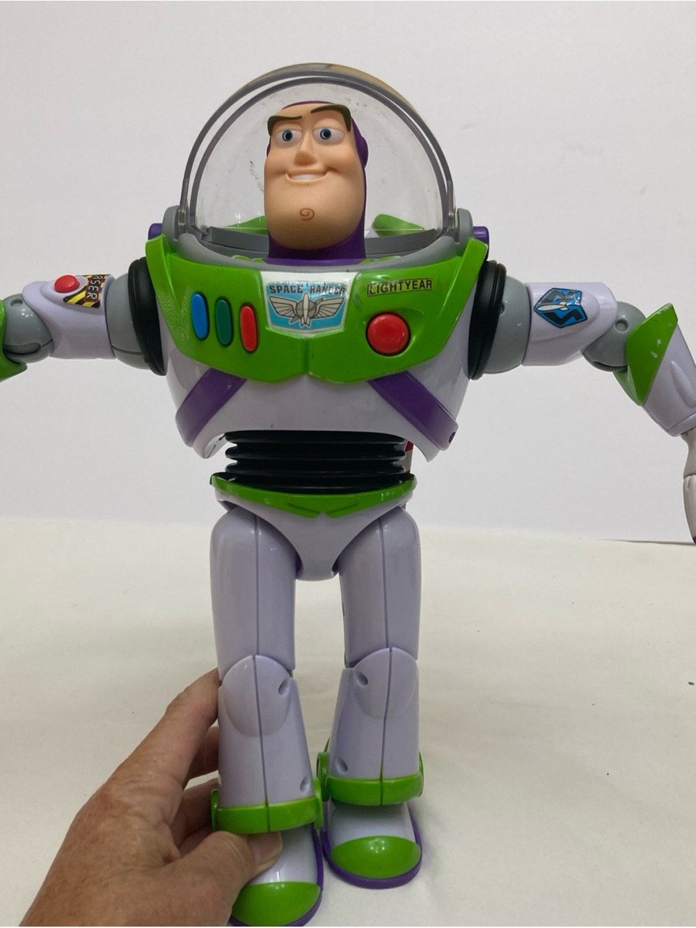Disney/Pixar Buzz Lightyear Action Figure Toy in Purple, White, Green tested